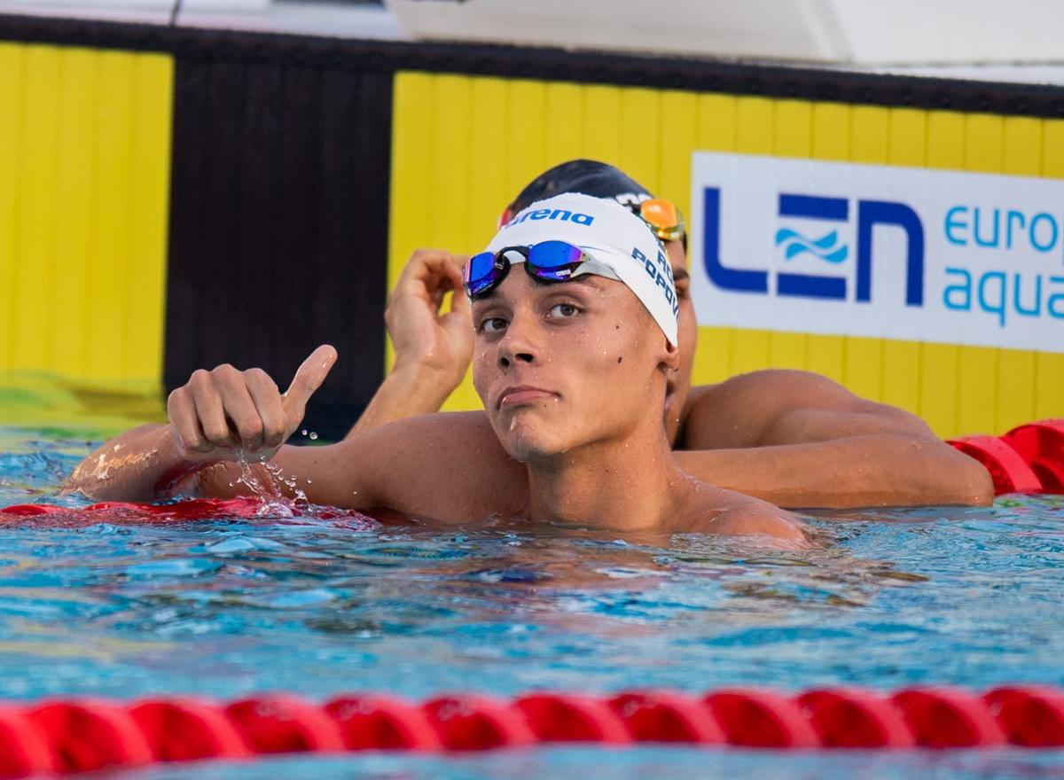 David Popovici, calificări la 200 de metri liber - Roma 2022
