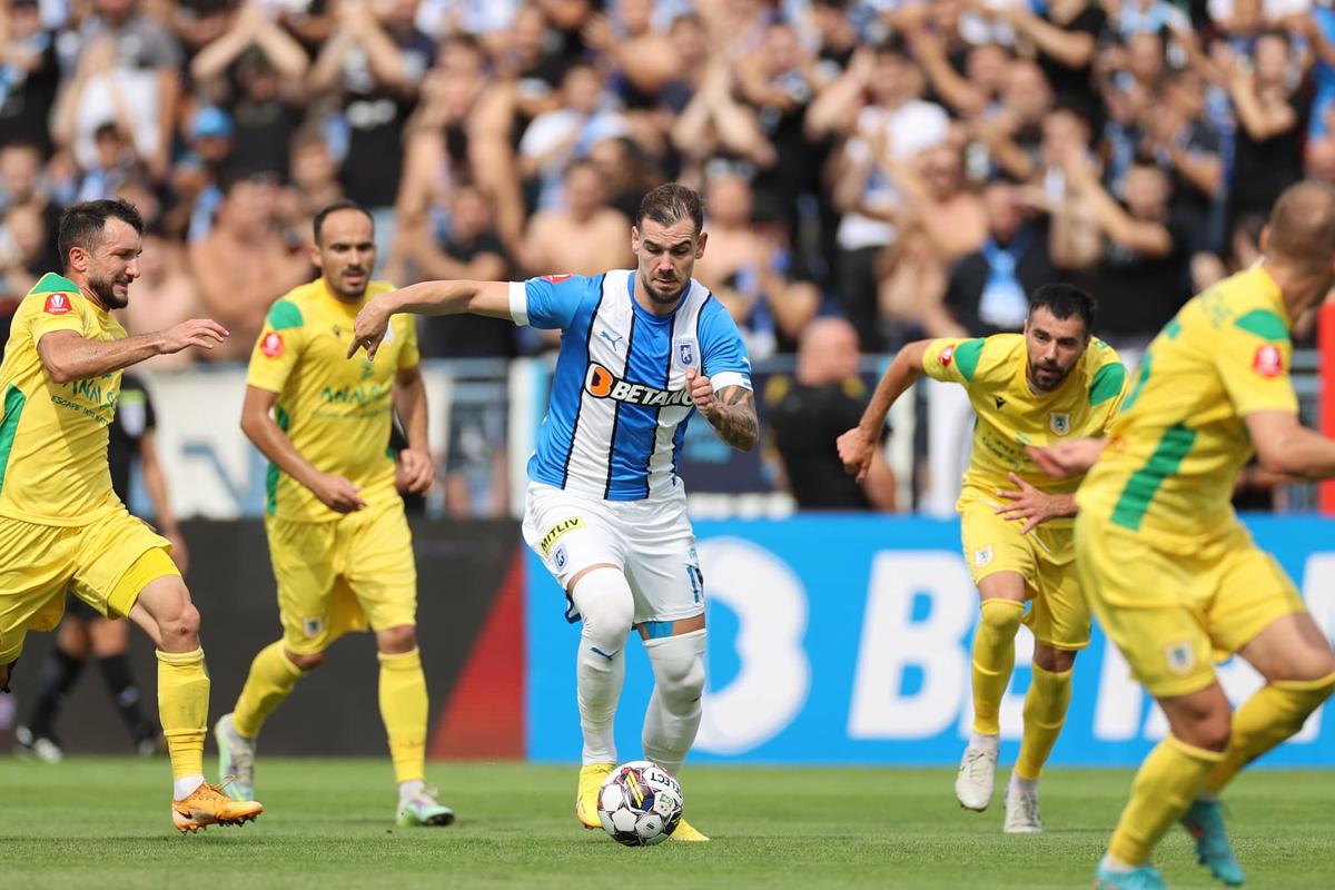 Rădoi a antrenat și norocul la CS Universitatea Craiova! Final incandescent cu Mioveni: penalty ratat și gol anulat de VAR
