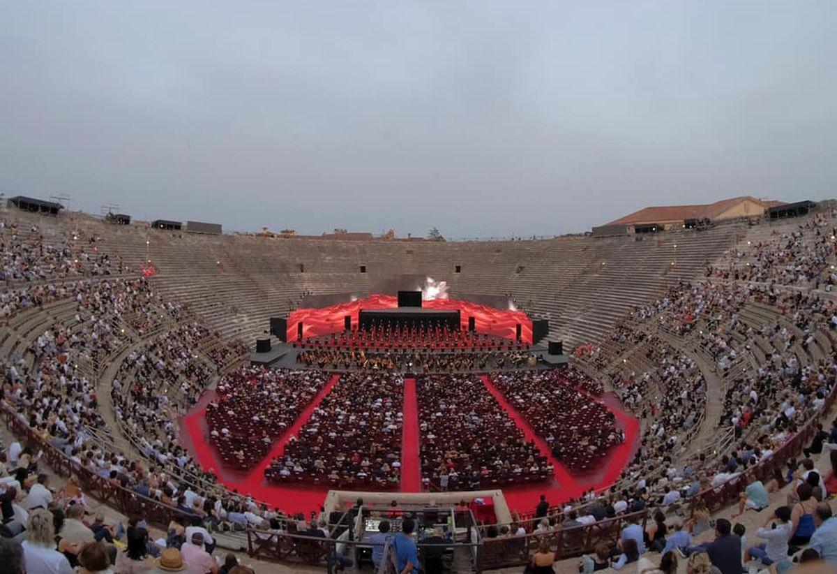 Arena di Verona, gazda meciului România - Italia la Campionatul European de volei feminin