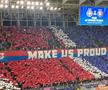 Scenografia fanilor celor de la FCSB pentru meciul cu Sparta Praga de pe Ghencea / Foto: Cristi Preda (GSP.ro)