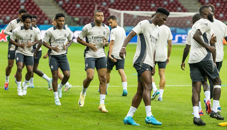 Debutul lui Kylian Mbappe la Real Madrid / Foto: Imago Images Cine transmite la TV Real Madrid - Atalanta în Supercupa Europei