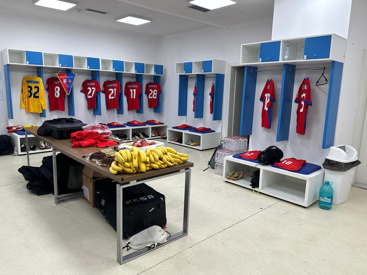 Drita - FCSB, înainte de meci. Imagini din vestiar și din stadion