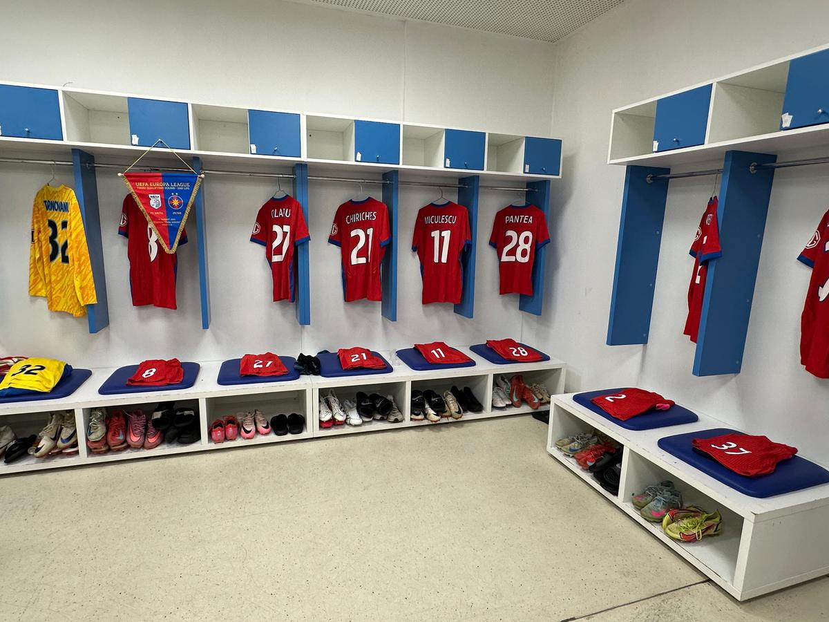 Imagini geniale din vestiarul FCSB » Ce „meniu” au campionii României înaintea meciului decisiv din Kosovo