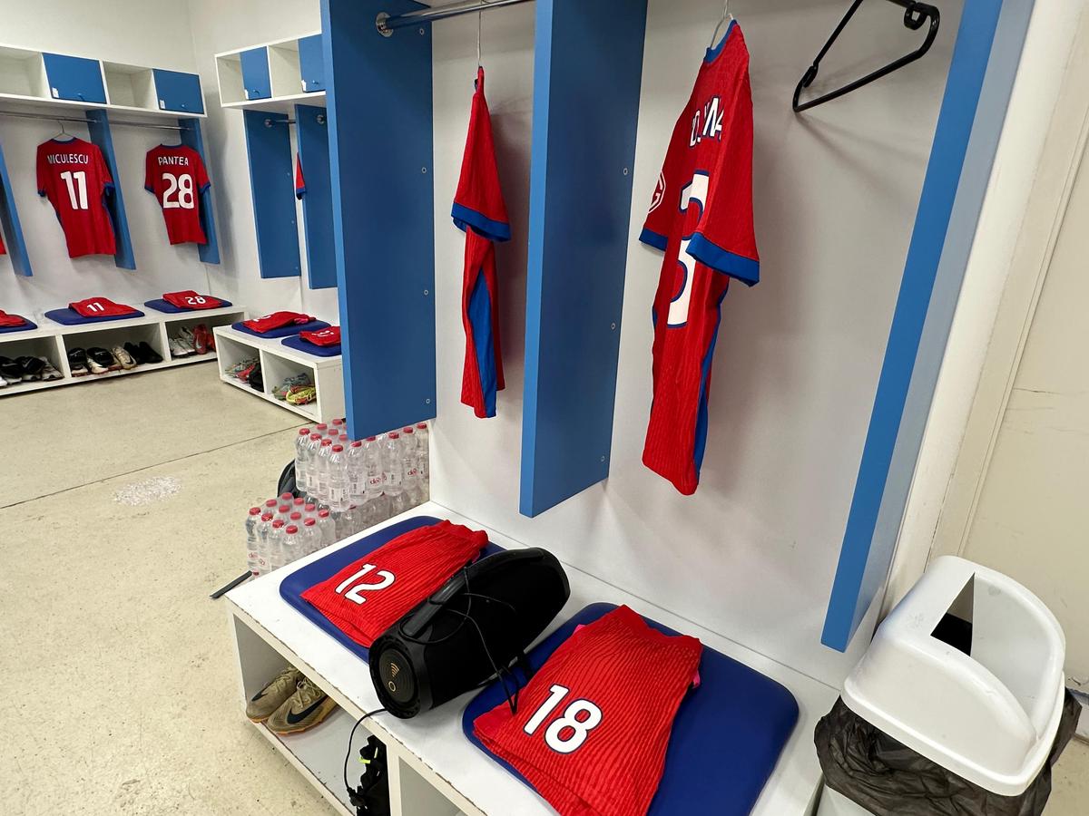 Drita - FCSB, înainte de meci. Imagini din vestiar și din stadion