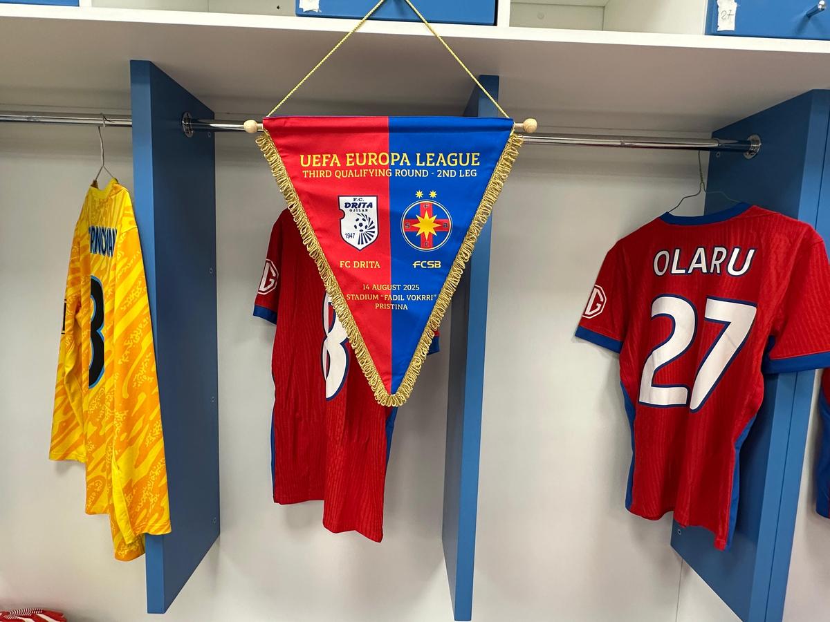 Imagini geniale din vestiarul FCSB » Ce „meniu” au campionii României înaintea meciului decisiv din Kosovo