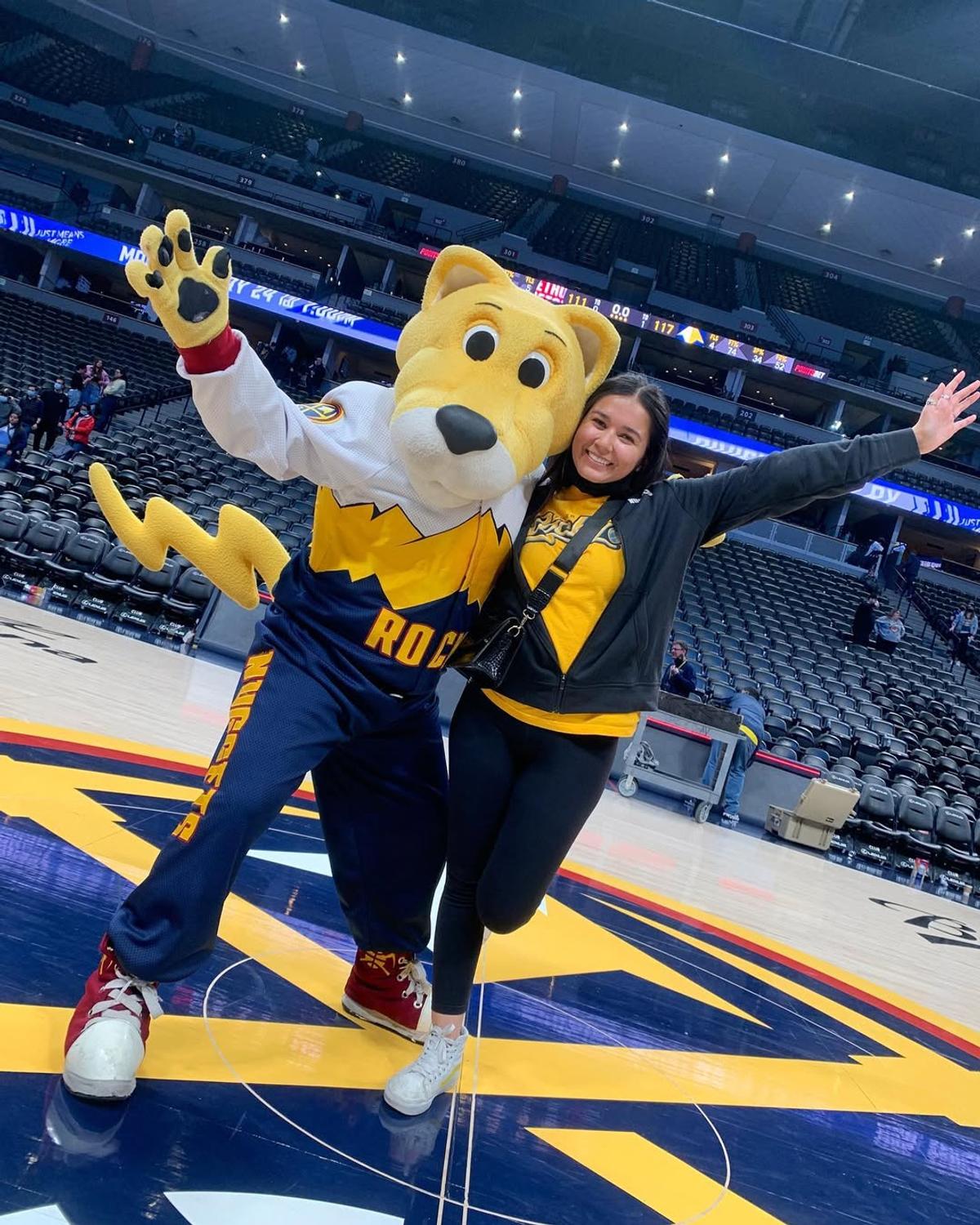 Drake Solomon, mascota echipei Denver Nuggets. Foto: Instagram