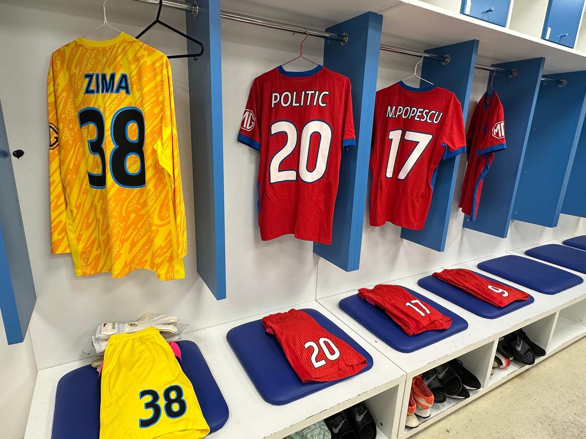 Imagini geniale din vestiarul FCSB » Ce „meniu” au campionii României înaintea meciului decisiv din Kosovo