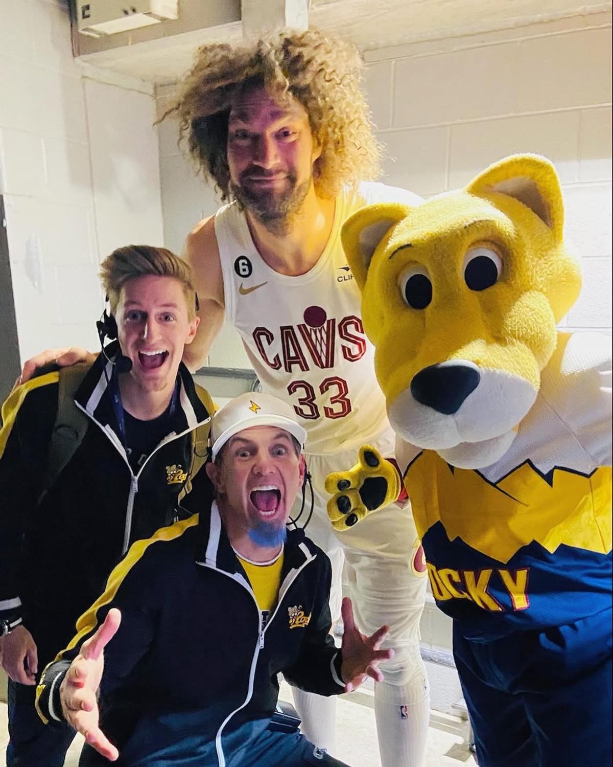 Drake Solomon, mascota echipei Denver Nuggets. Foto: Instagram
