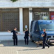 Poliția, în alertă la Drita - FCSB/ foto: Ionuț Iordache (GSP)