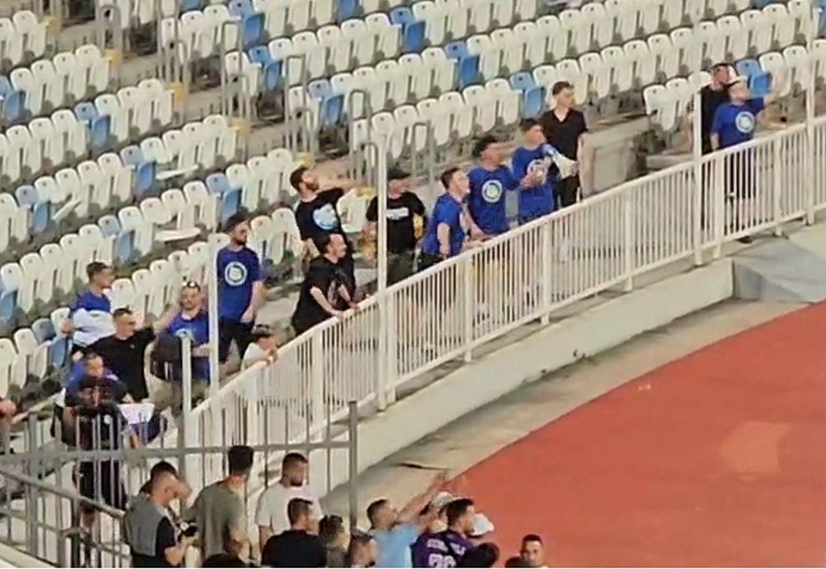 Scandal la finalul meciului Drita - FCSB » Fanii kosovari au venit spre gardurile care apărau terenul: „Țiganii, țiganii!”