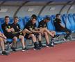 Mihai Toma, Tavi Popescu, Miculescu, Politic - Drita - FCSB, imagini de pe gazon, înainte de meci/ foto: Ionuț Iordache (GSP)