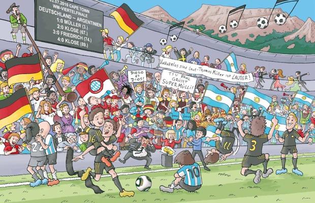 Thomas Muller se amuză pe seama lui Messi și Neymar în cartea lui pentru copii