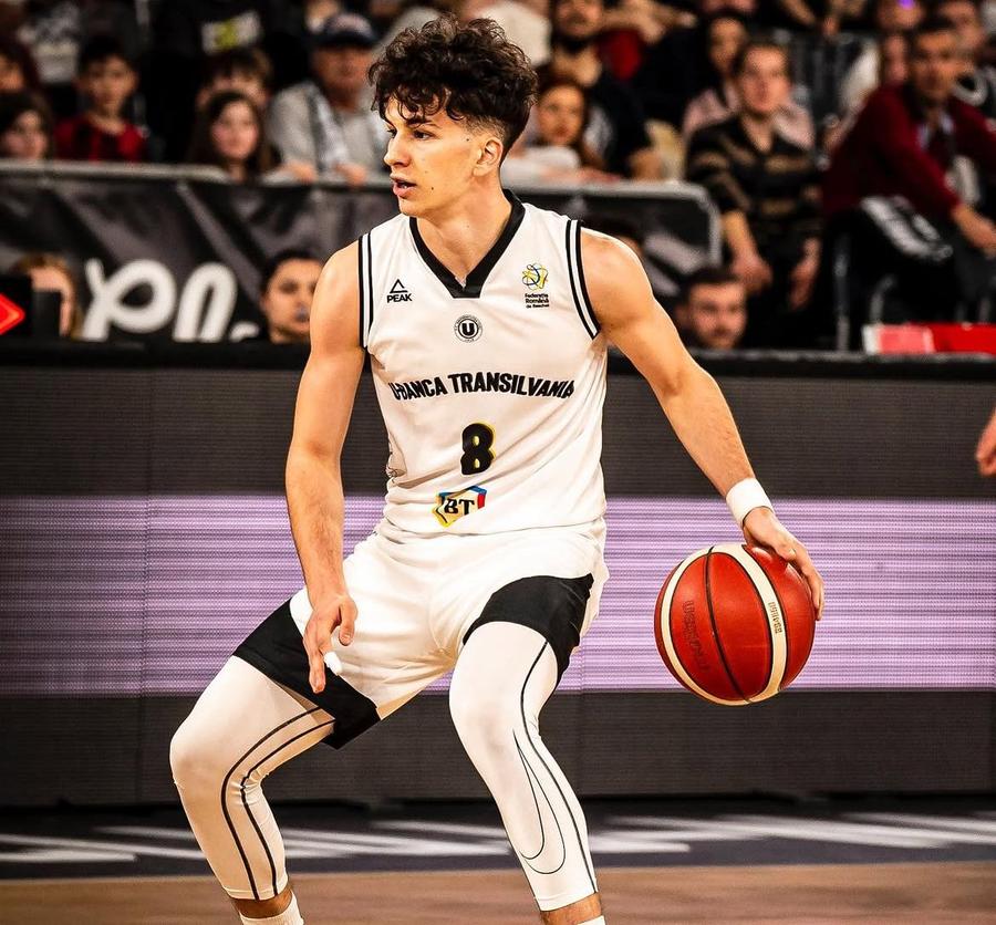 David Lăpuște, cvadruplu campion al României cu U-BT Cluj-Napoca/Foto: Instagram David Lăpuște, interviu pentru GSP după evoluțiile spectaculoase ale fratelui său la Campionatul European U16: „Am încredere maximă în el”