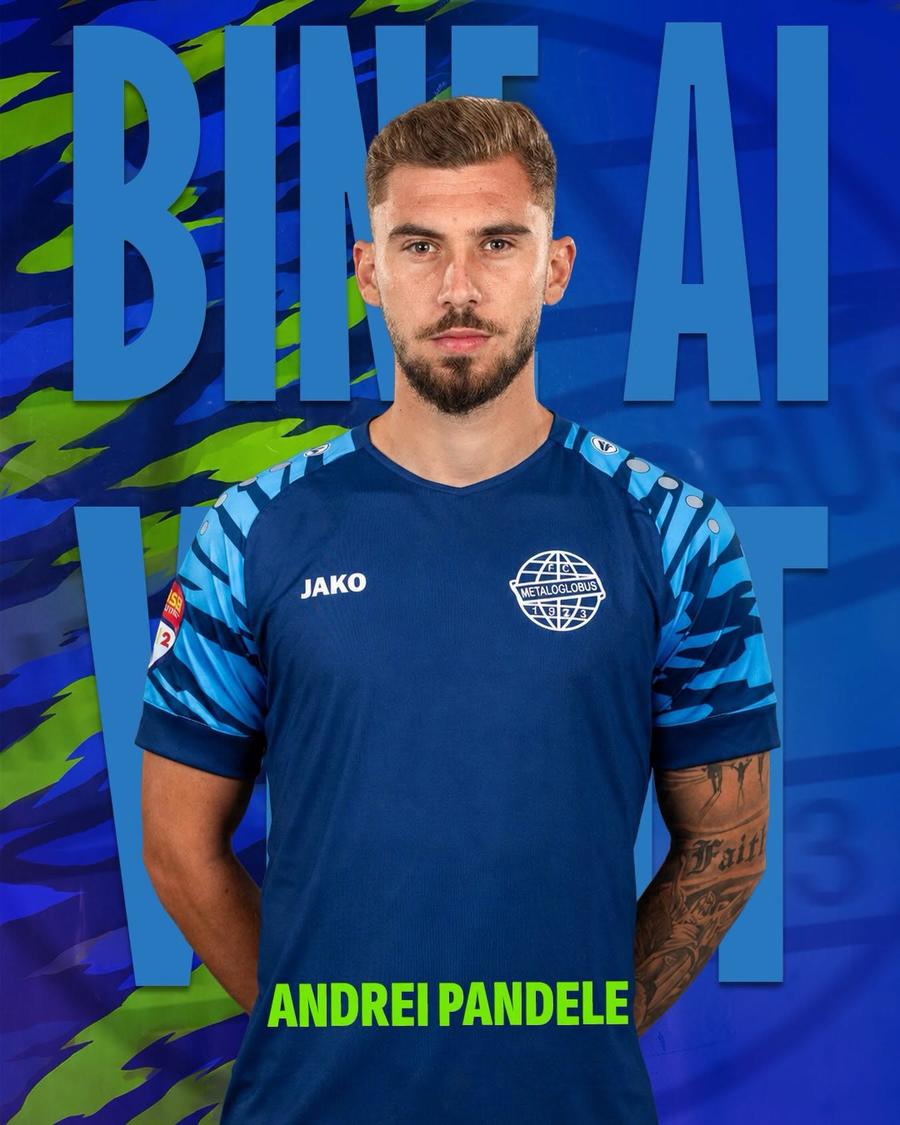 Andrei Pandele // Foto: Facebook Fostul mijlocaș de la FCSB a semnat în Liga 2 : „Bine ai revenit!”