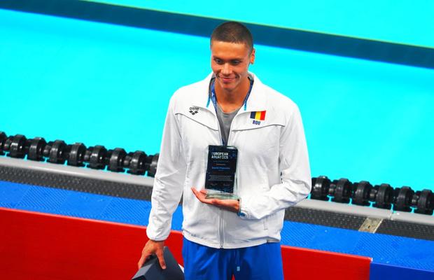Premiul special primit de David Popovici la finalul sesiunii de la Paris