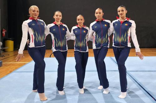 Echipa feminină a României la CE 2026 Foto: FR Gimnastica