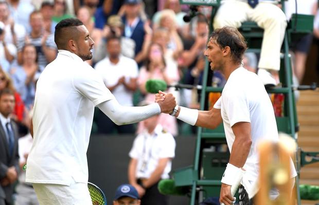 FOTO + VIDEO Nick Kyrgios îl „înghesuie” din nou pe Rafael Nadal » L-a ironizat pe Twitter, apoi și-a șters postarea