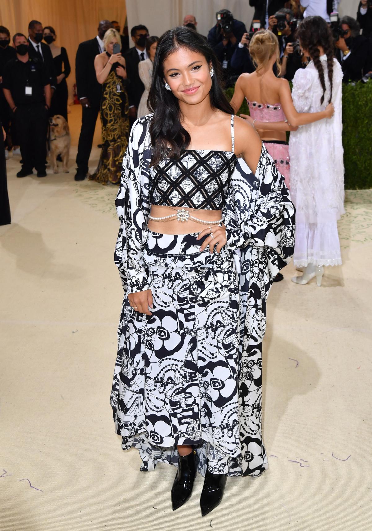 Emma Răducanu la Met Gala 2021