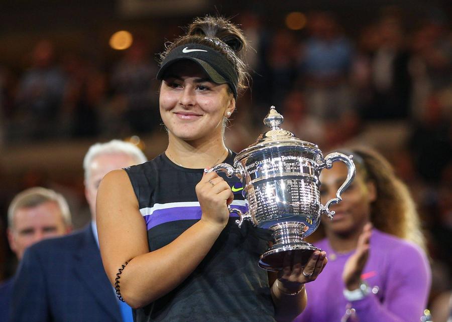 Bianca Ancreescu, campioană la US Open // foto: Imago Răducanu, Halep și Andreescu, campioane cu ascensiuni diferite » Cum au ajuns în vârful tenisului: doar canadianca și britanica au avut sprijinul federației