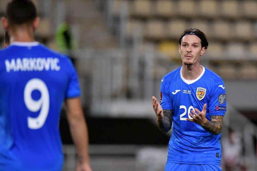Jovan Markovic a fost certat de toată lumea în meciul cu Macedonia de Nord / FOTO: Cristi Preda (GSP) Mihai Rotaru iese la atac: „Markovic a venit căzut de la națională! Îi era teamă să iasă în oraș”