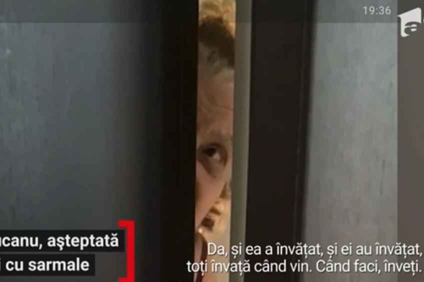 Prima apariție publică a bunicii Emmei Răducanu / Captură Observator