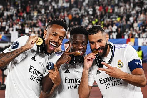 Vinicius Junior și Karim Benzema și-au ironizat rivalii // foto: Imago Images
