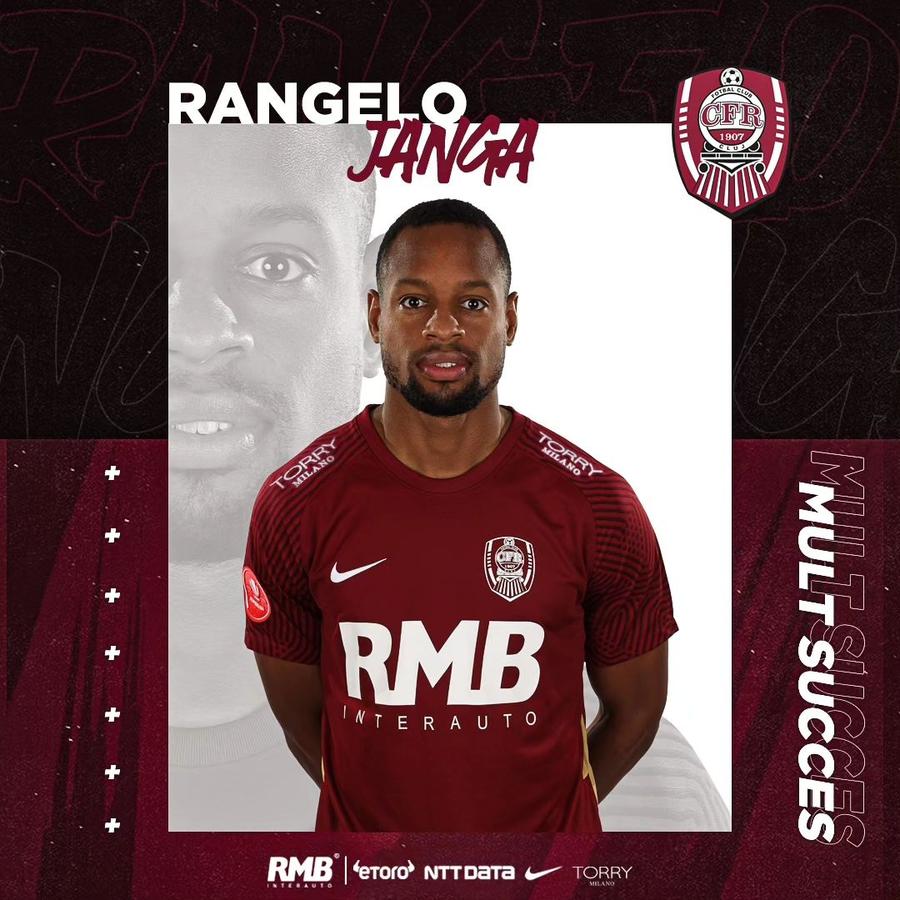 Rangelo Janga, foto CFR Cluj CFR Cluj și-a pierdut golgeterul din sezonul trecut » Transferul a fost anunțat oficial