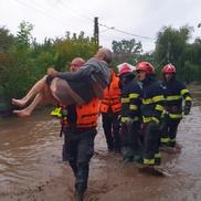 Mai multe localități din Galați, printre care și Pechea, au fost acoperite de ape în urma inundațiilor provocate de ciclonul Boris / Sursă foto: Facebook