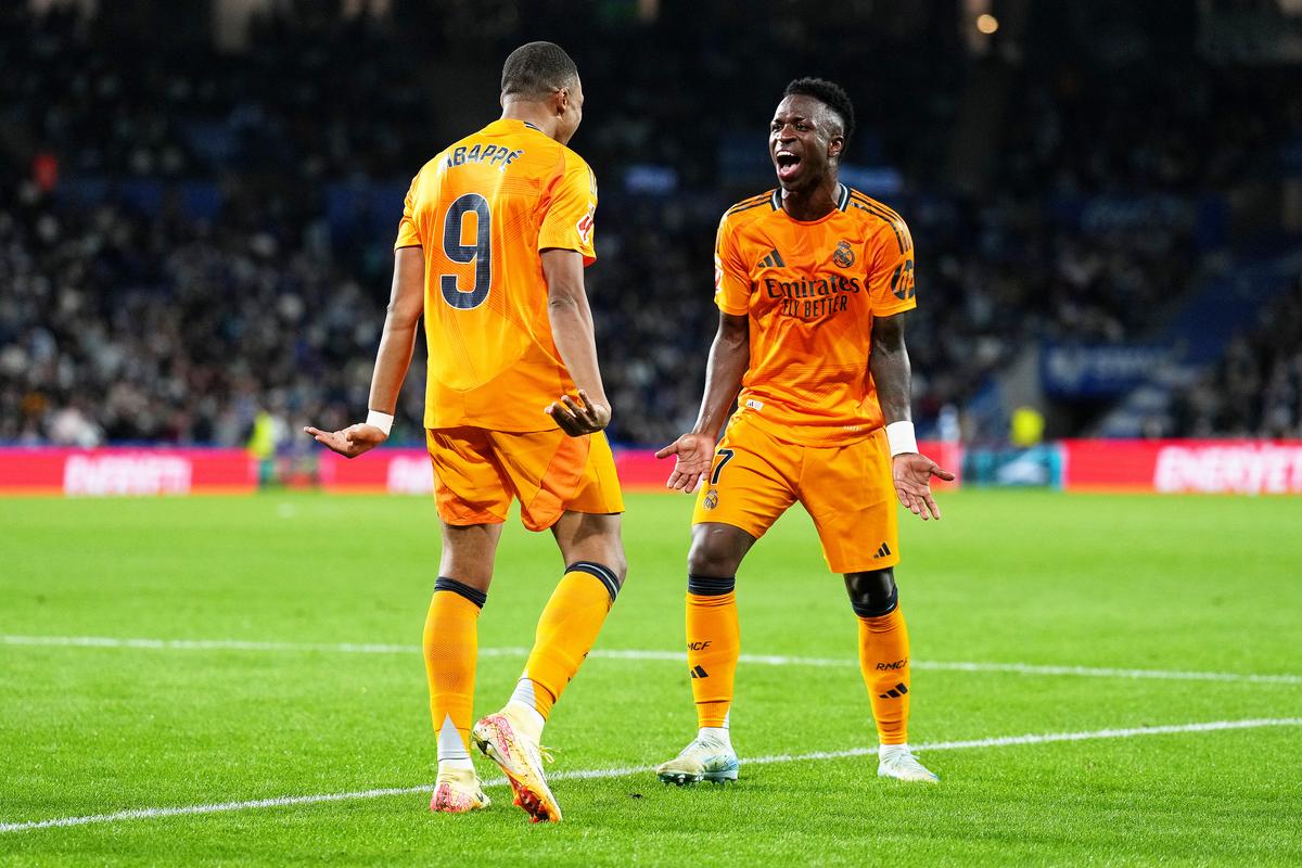 Real Sociedad - Real Madrid 0-2 » Mbappe și Vinicius au adus prima victorie în deplasare pentru “Los Blancos” în acest sezon de La Liga