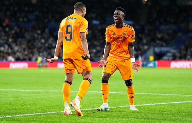 Real Sociedad - Real Madrid 0-2 » Mbappe și Vinicius au adus prima victorie în deplasare pentru “Los Blancos” în acest sezon de La Liga