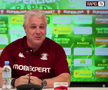 Marius Șumudică a venit cu pastilele la conferința de presă