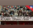 Ultrașii Stelei l-au ironizat pe Ciolacu: „Un covrig cu BAC, vă rog” / Foto: AS47 (Facebook)