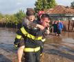 Mai multe localități din Galați, printre care și Pechea, au fost acoperite de ape în urma inundațiilor provocate de ciclonul Boris / Sursă foto: Facebook