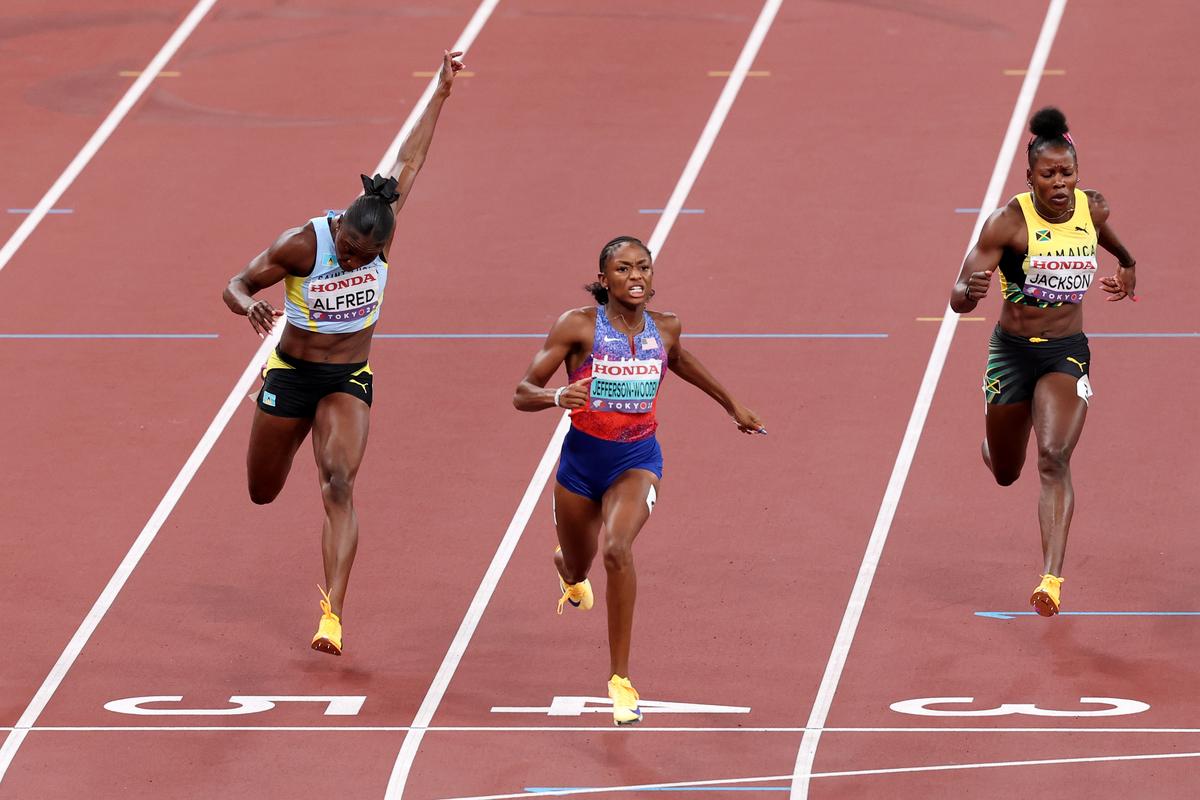 Melissa Jefferson-Wooden, campioana de la 100 m