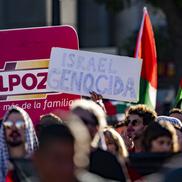 Protestatarii pro-palestinieni au dus la anularea etapei din Madrid/Foto: Imago Images