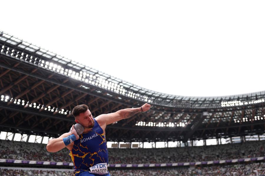 Rreș Toader la CM de la Tokyo FOTO Guliver/GettyImages Atleții români și-au încheiat evoluția la Campionatele Mondiale » Alin Firfirică, în afara finalei la aruncarea discului