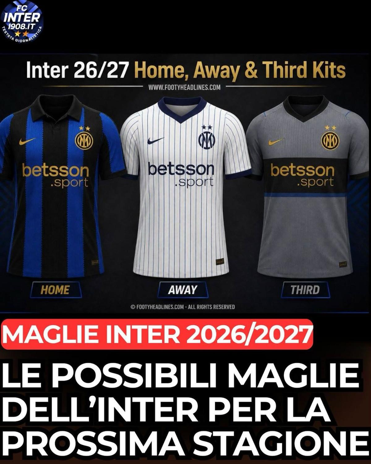 Inter și-a lansat al treilea tricou de joc pentru sezonul 2026-2027