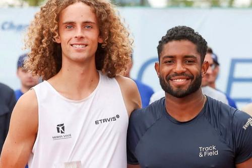 Mika Brunold și Joao Lucas Reis/ Foto: Instagram @matchtenis