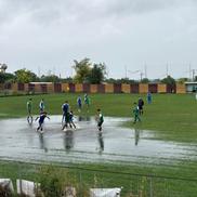 Teren impracticabil la meciurile din Campionatele Naționale U19 și U17 dintre ACS Campionii Galați și Viitorul Onești // foto: facebook @ACS Campionii Galati Academy of Champions