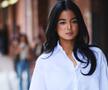 Alexandra Eala în ținuta Calvin Klein / FOTO: Instagram @Calvin Klein