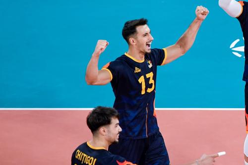 Alexandru Rață, liderul României în meciul cu Turcia/Foto: Florin Petean (CEV)