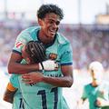 Lamine Yamal a câștigat în 2026 titlul și Cupa Spaniei, cu Barcelona, precum și titlul mondial cu reprezentativa Spaniei / Foto: Imago
