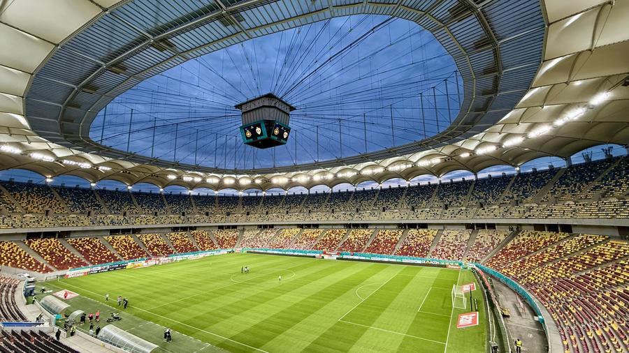 Așa arată Arena Națională pe 14 septembrie, la meciul FCSB - Petrolul. Foto: GSP.RO În ziua în care aflăm dacă Arena Națională primește finala Europa League, GSP dezvăluie dezastrul care i-a fost ascuns lui Ciprian Ciucu: „Șefii nu ne lasă să-i spunem primarului!”