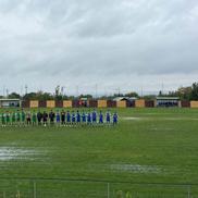 Teren impracticabil la meciurile din Campionatele Naționale U19 și U17 dintre ACS Campionii Galați și Viitorul Onești // foto: facebook @ACS Campionii Galati Academy of Champions