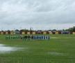 Teren impracticabil la meciurile din Campionatele Naționale U19 și U17 dintre ACS Campionii Galați și Viitorul Onești // foto: facebook @ACS Campionii Galati Academy of Champions
