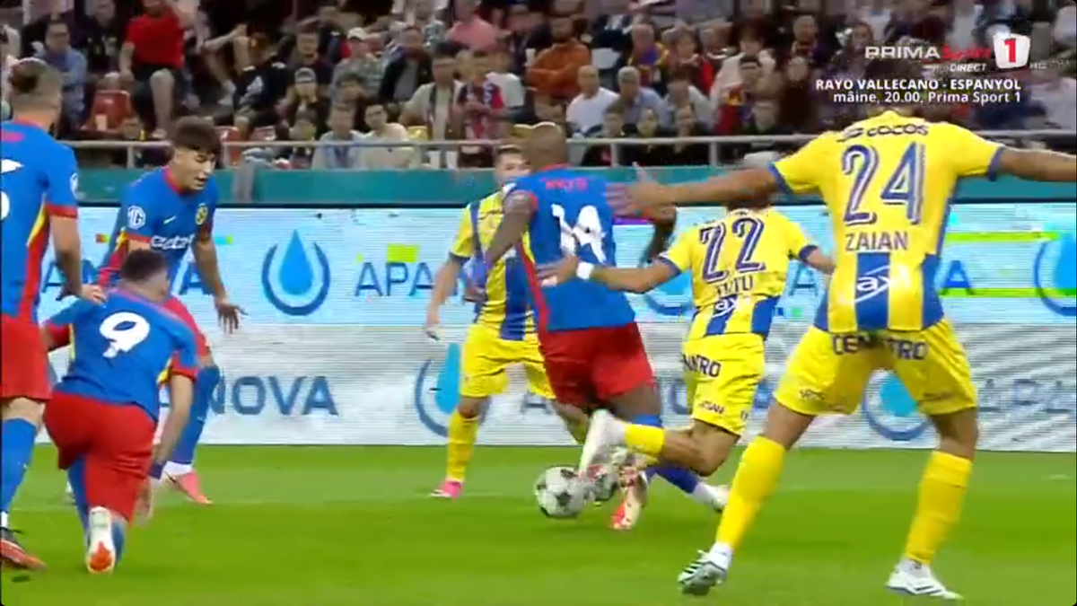 Penalty pentru FCSB în meciul cu Petrolul