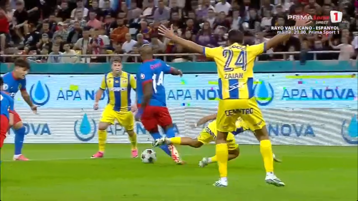 Penalty pentru FCSB în meciul cu Petrolul