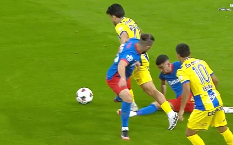 Cum a primit FCSB penalty cu Petrolul: analiză VAR de aproximativ 5 minute
