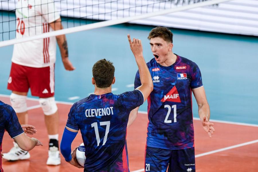 Theo Faure, vedeta Franței/Foto: Florin Petean (CEV) Vedeta naționalei Franței l-a descris pe Bela Bartha, unul din liderii României: „Un viking. E foarte tare”