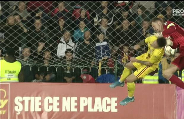 ROMÂNIA U21 - IRLANDA DE NORD U21 // GALERIE FOTO Dennis Man, făcut KO! Portarul nord-irlandezilor a văzut ROȘU direct